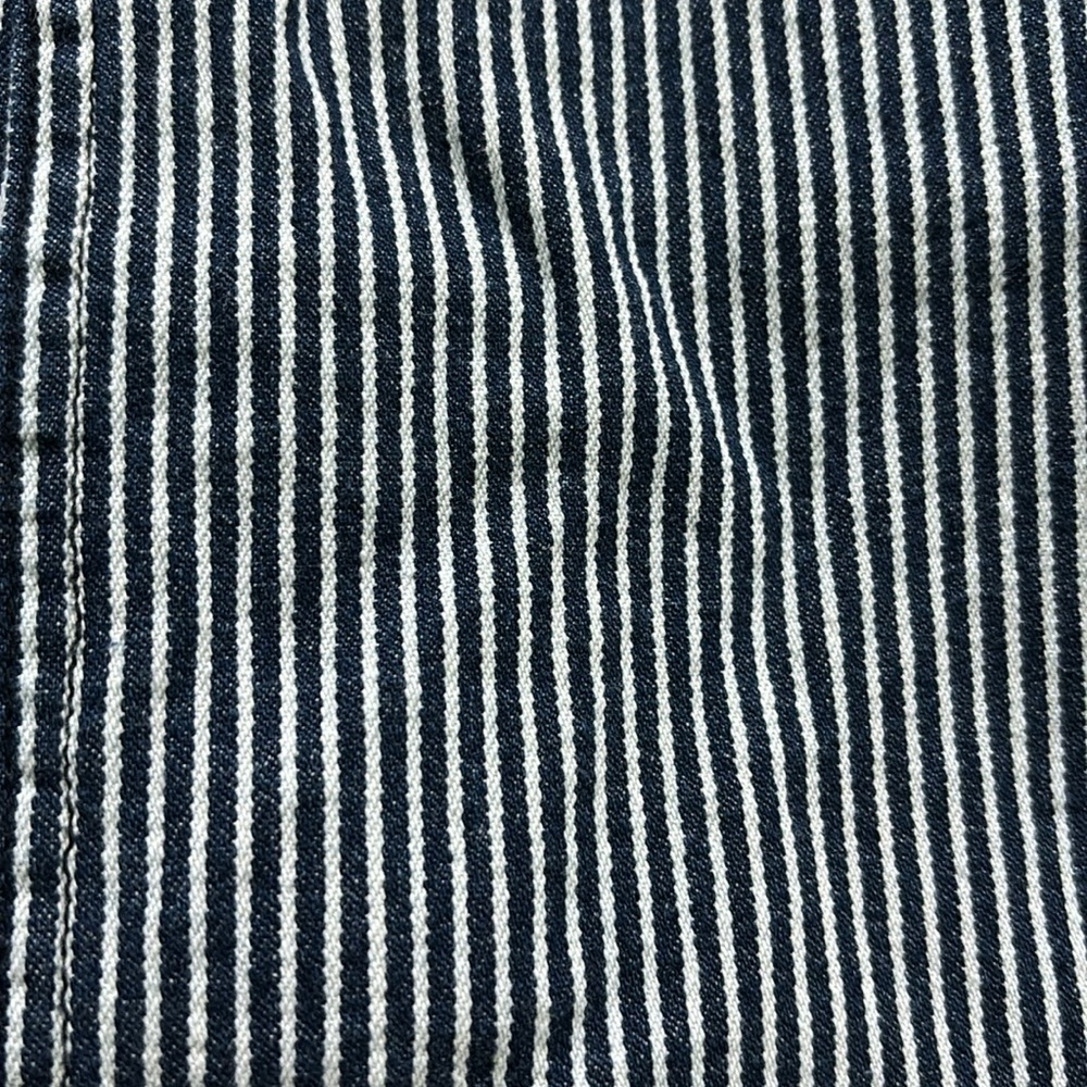 Christopher & Banks Striped Denim Skort size 8 - Picture 2 of 6